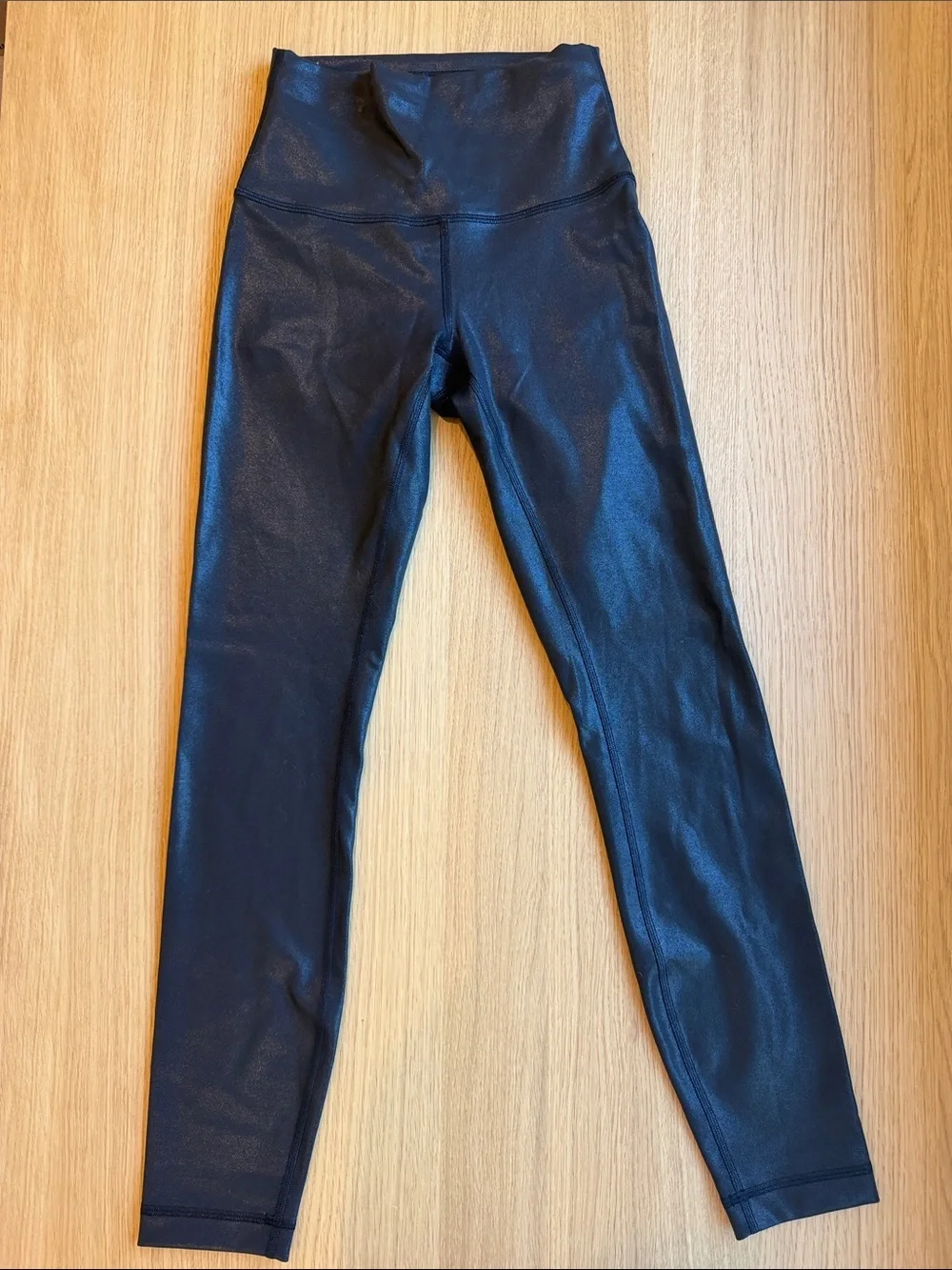 lululemon Align High Rise Leggings Black Shimmer Size 2